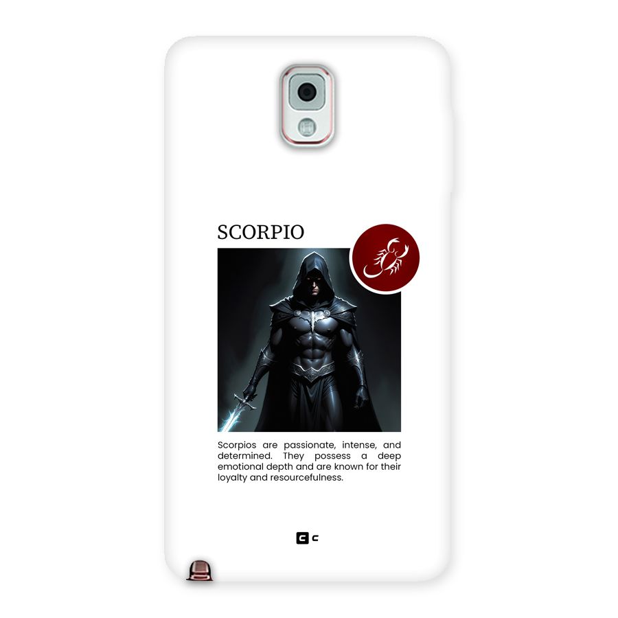 Sane Scorpio Back Case for Galaxy Note 3