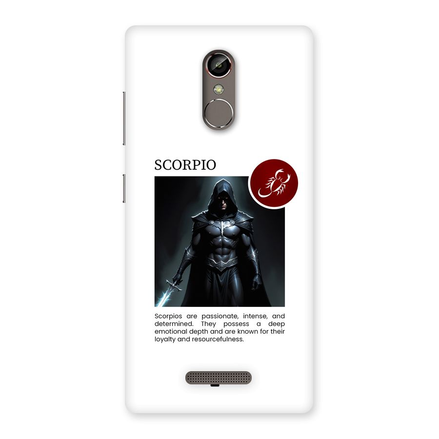 Sane Scorpio Back Case for Gionee S6s