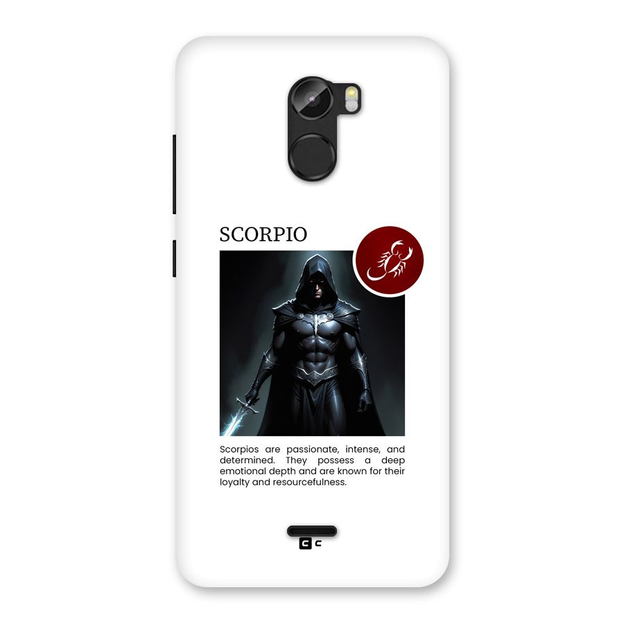 Sane Scorpio Back Case for Gionee X1