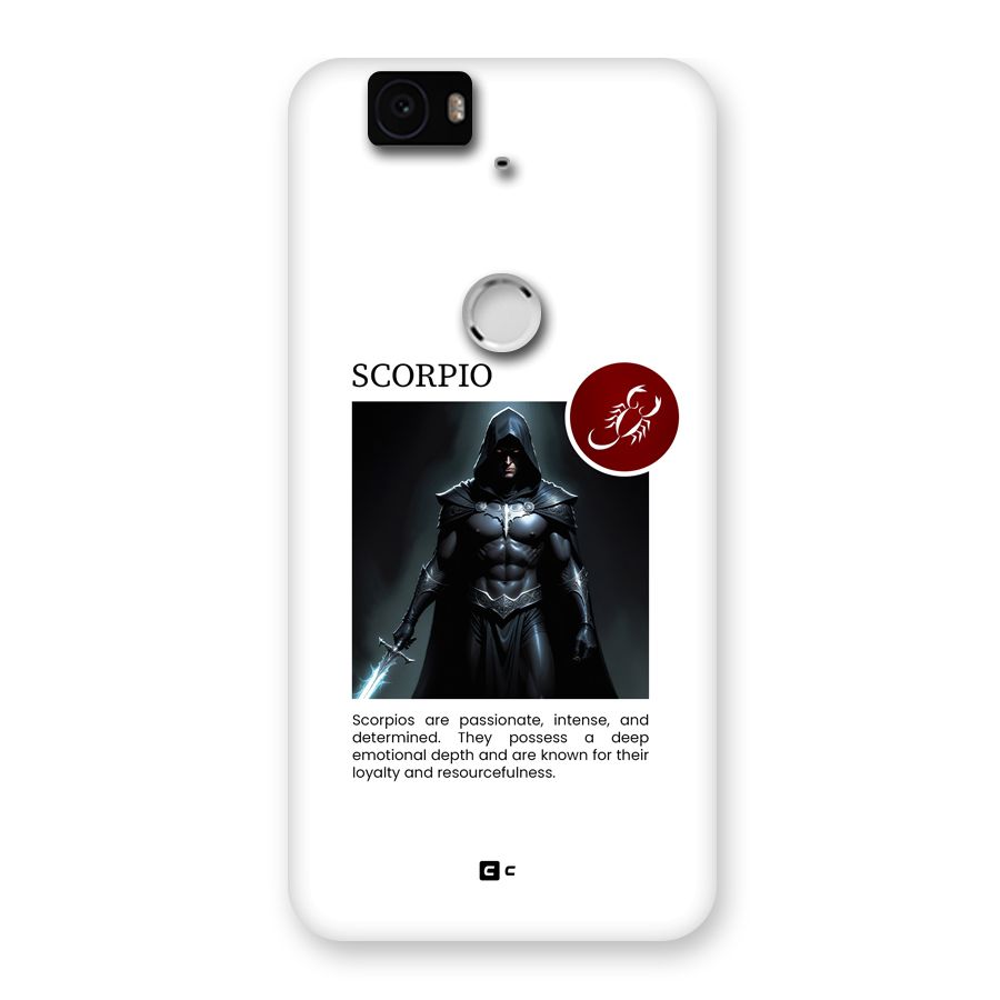 Sane Scorpio Back Case for Google Nexus 6P