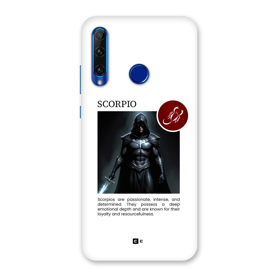 Sane Scorpio Back Case for Honor 20i