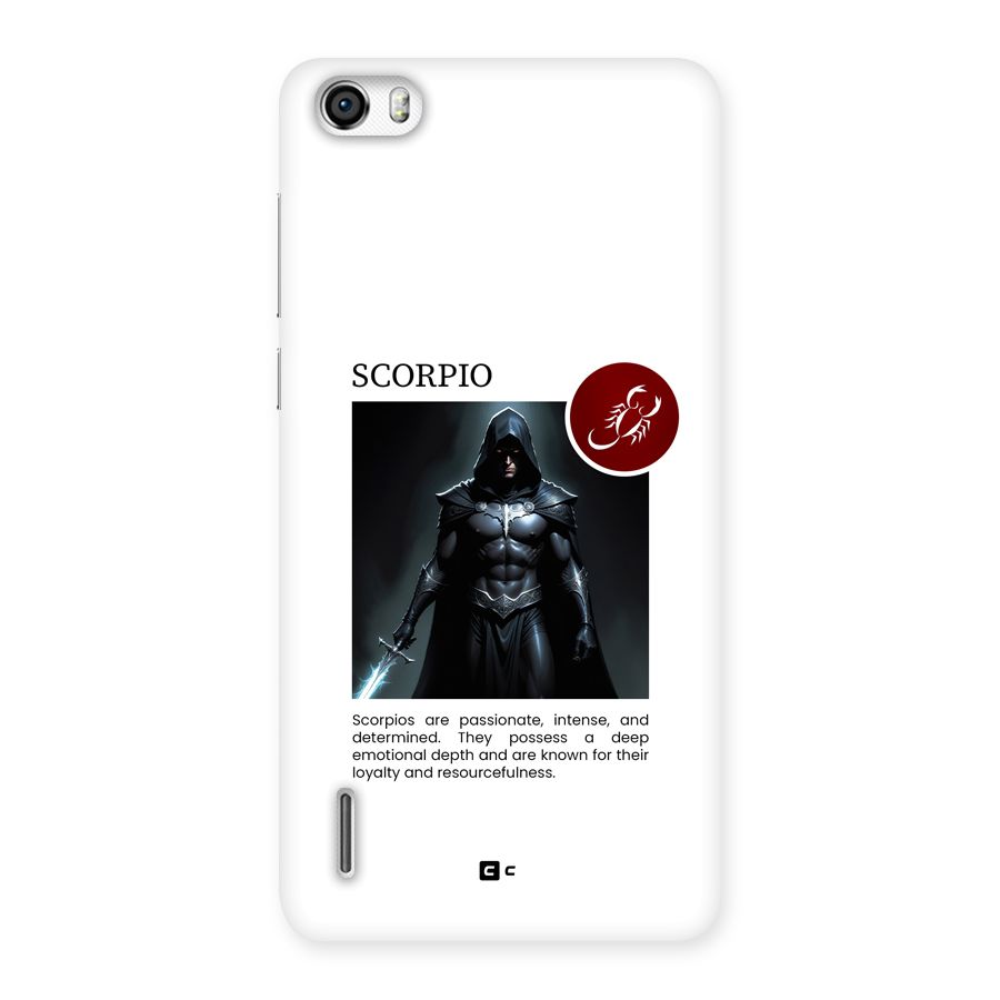 Sane Scorpio Back Case for Honor 6