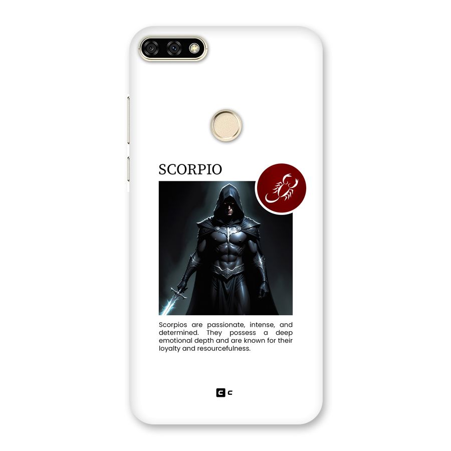 Sane Scorpio Back Case for Honor 7A