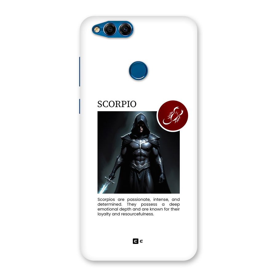 Sane Scorpio Back Case for Honor 7X