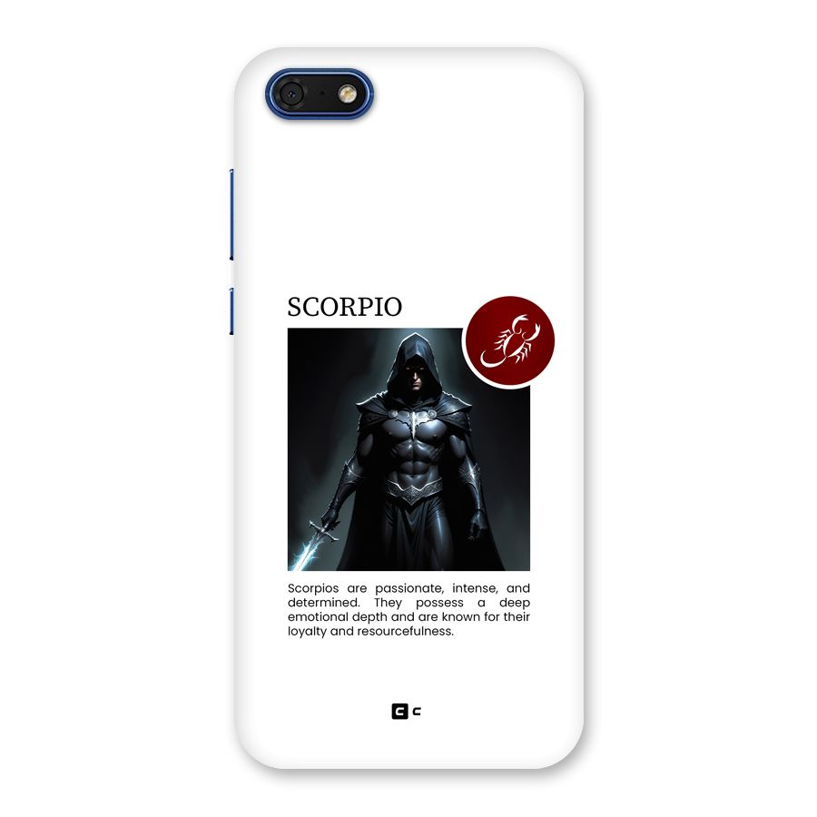 Sane Scorpio Back Case for Honor 7s