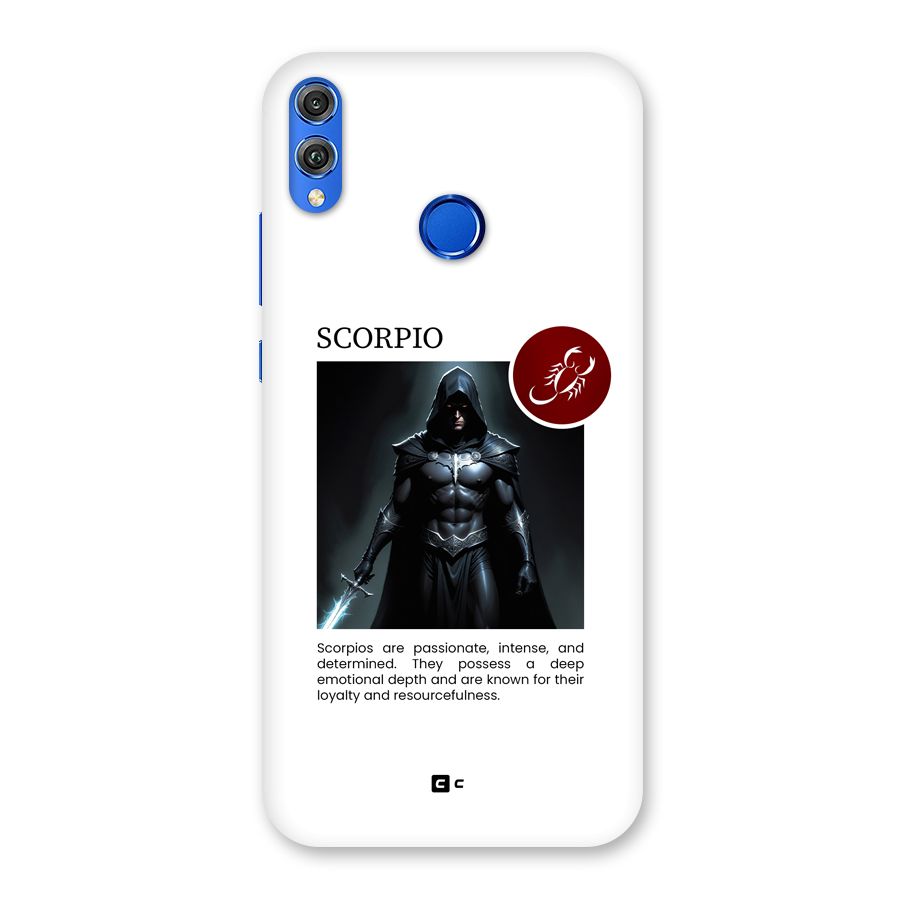 Sane Scorpio Back Case for Honor 8X