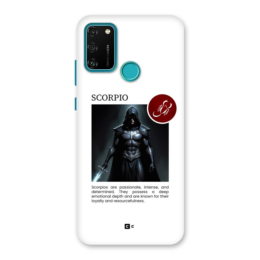 Sane Scorpio Back Case for Honor 9A