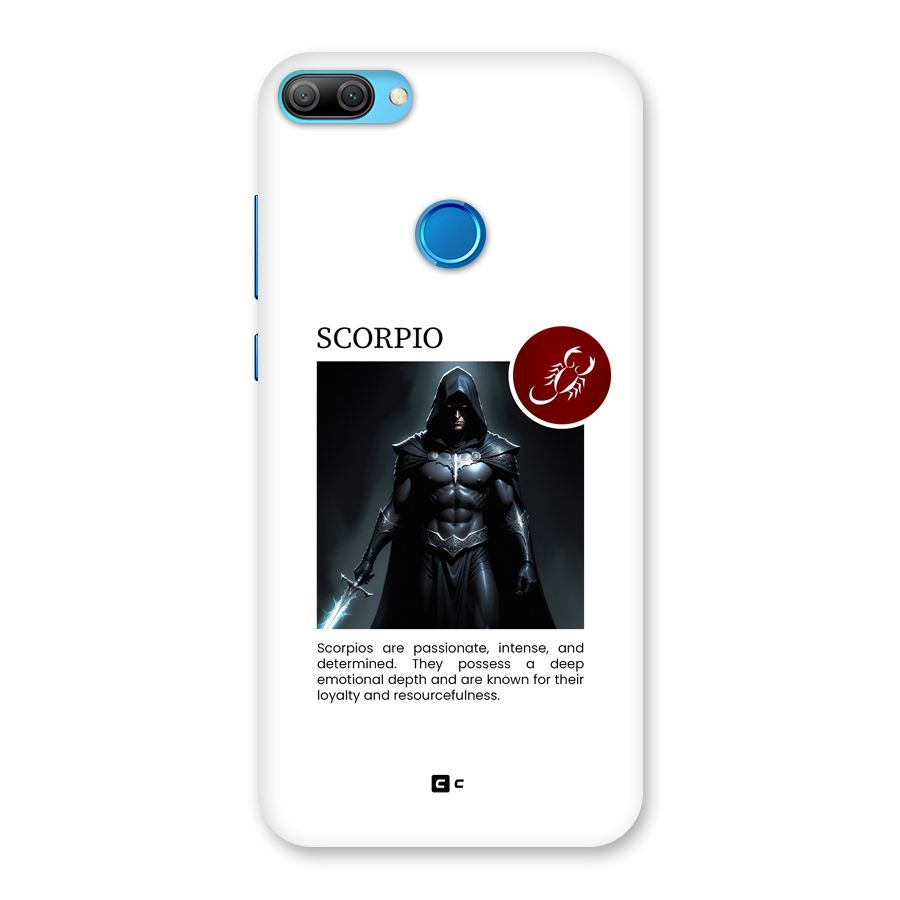 Sane Scorpio Back Case for Honor 9N