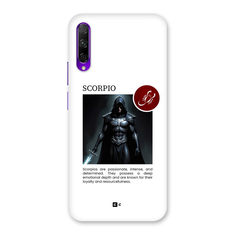 Sane Scorpio Back Case for Honor 9X Pro