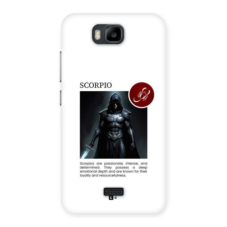 Sane Scorpio Back Case for Honor Bee