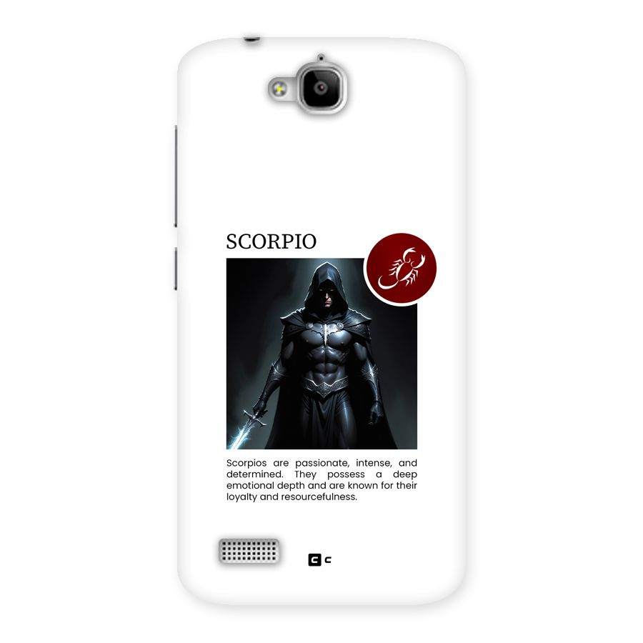 Sane Scorpio Back Case for Honor Holly