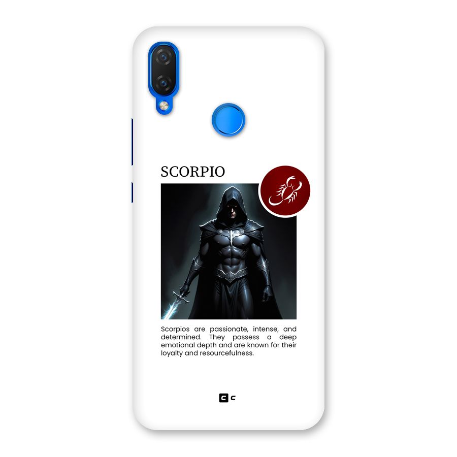 Sane Scorpio Back Case for Huawei Nova 3i