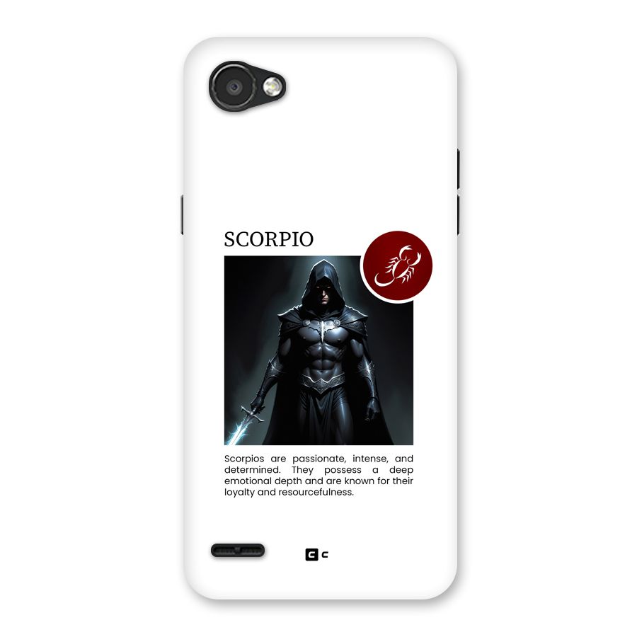 Sane Scorpio Back Case for LG Q6
