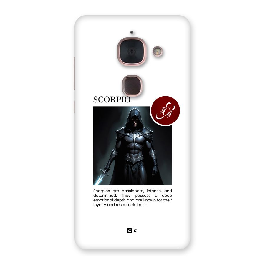 Sane Scorpio Back Case for Le Max 2