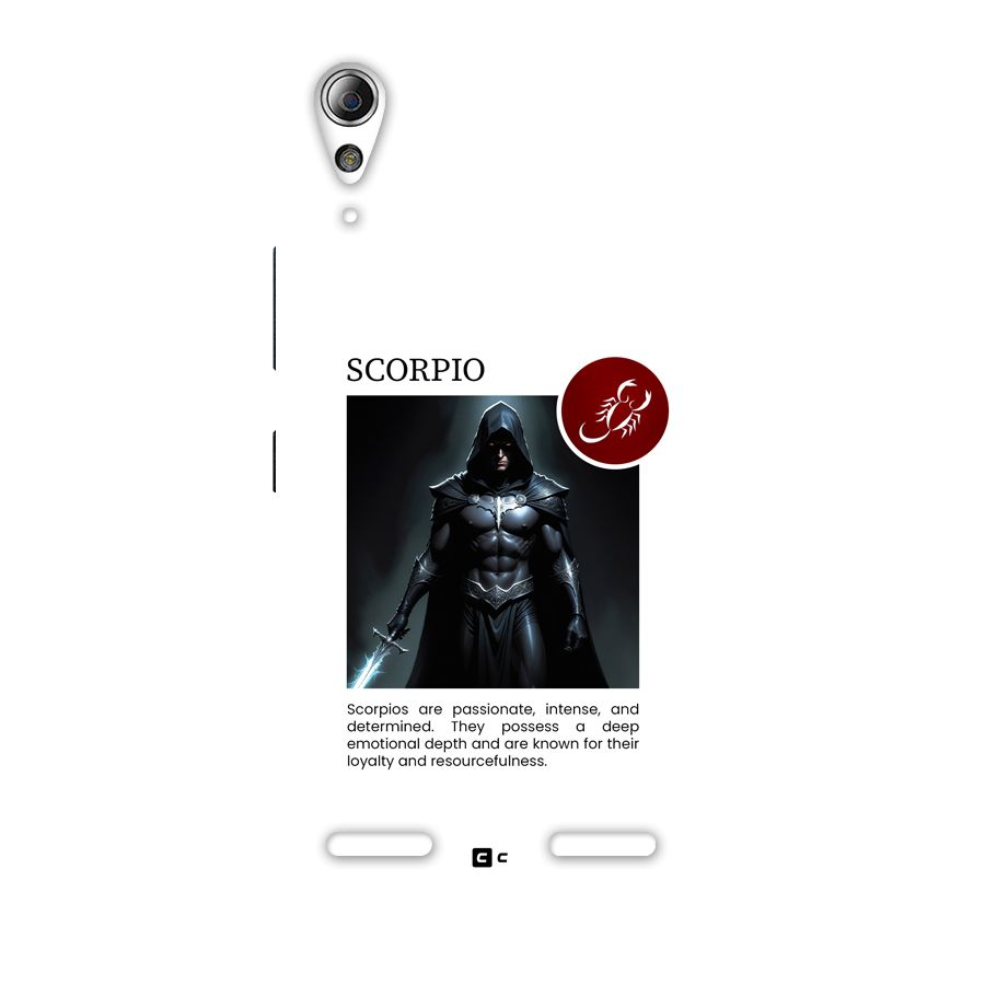 Sane Scorpio Back Case for Lenovo A6000 Plus