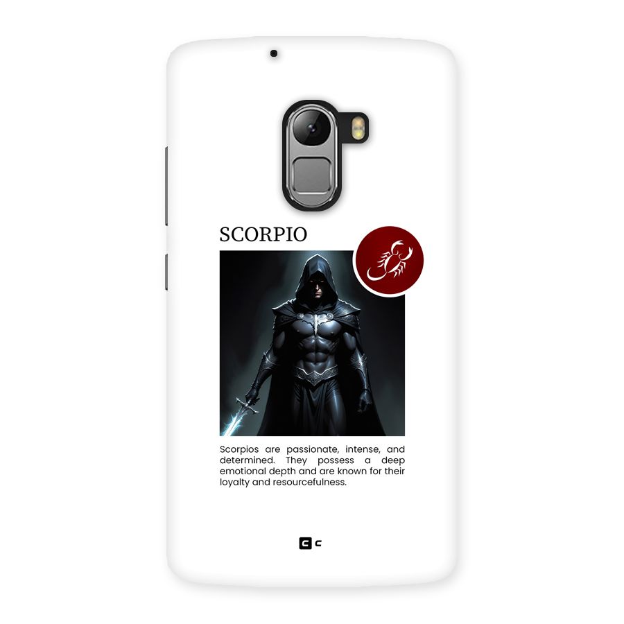 Sane Scorpio Back Case for Lenovo K4 Note