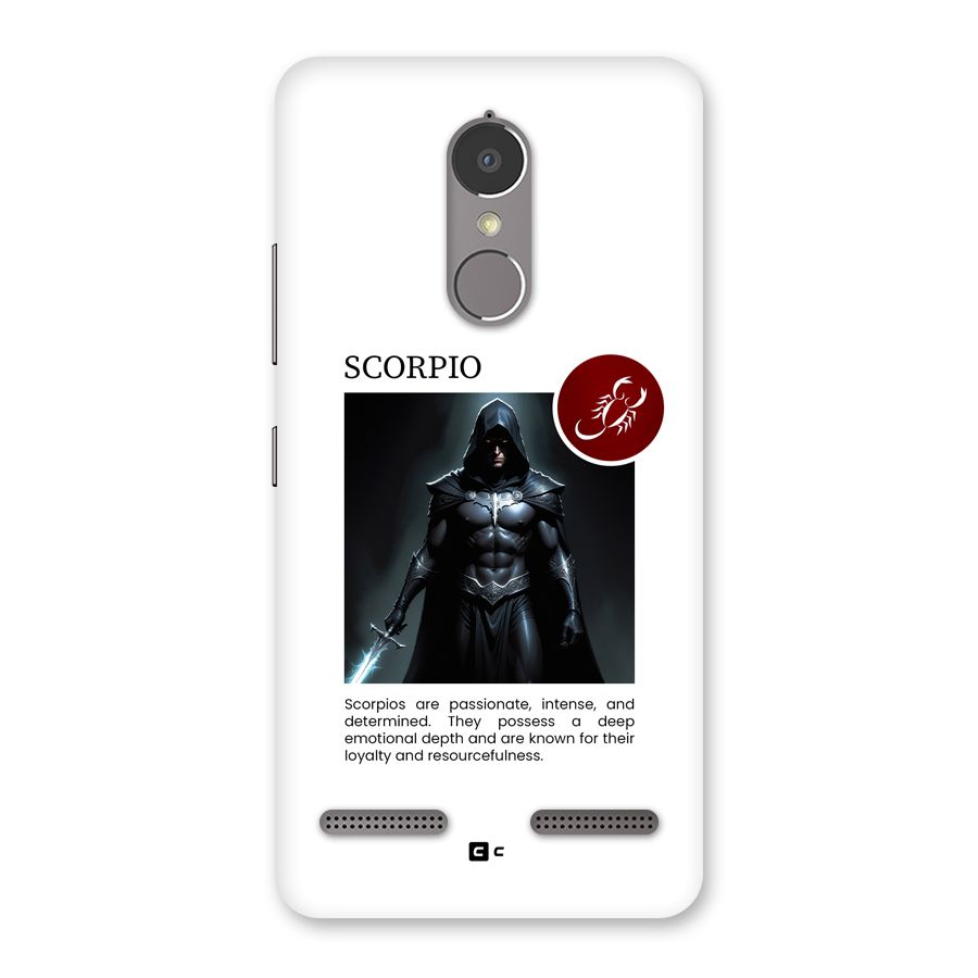Sane Scorpio Back Case for Lenovo K6