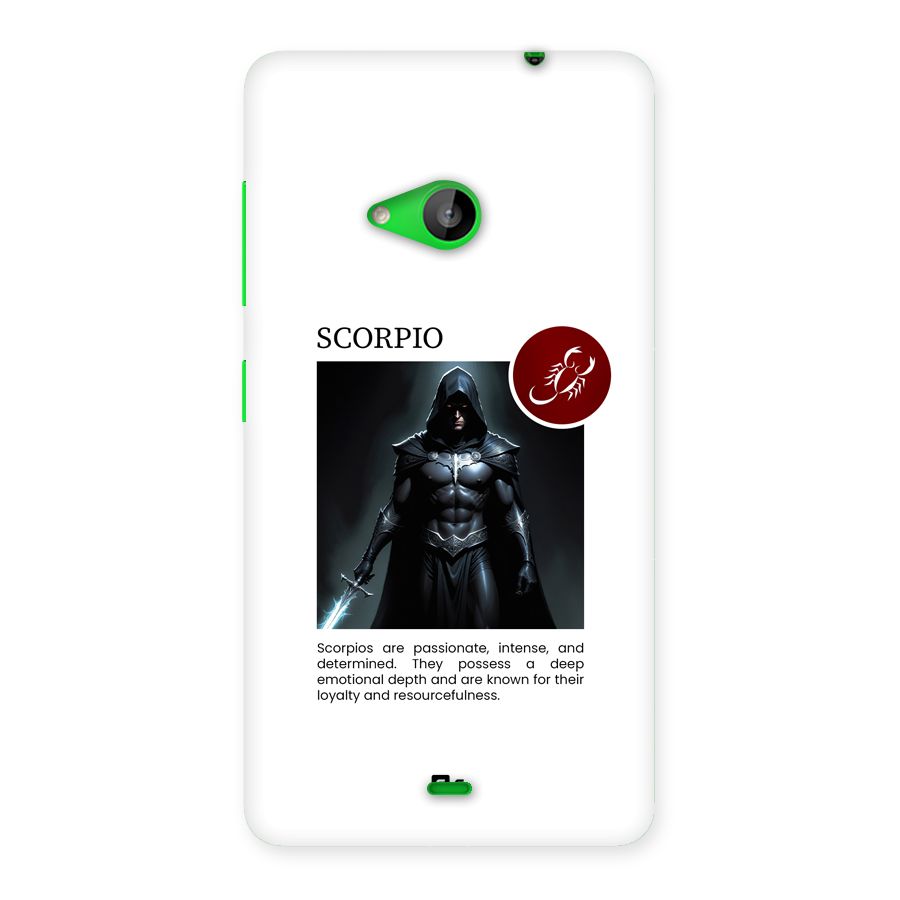 Sane Scorpio Back Case for Lumia 535
