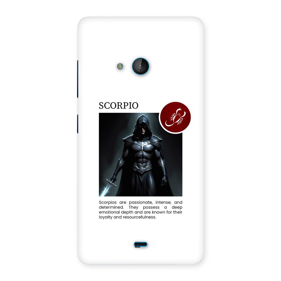 Sane Scorpio Back Case for Lumia 540