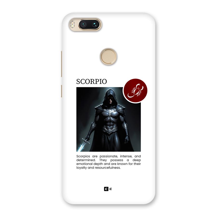 Sane Scorpio Back Case for Mi A1