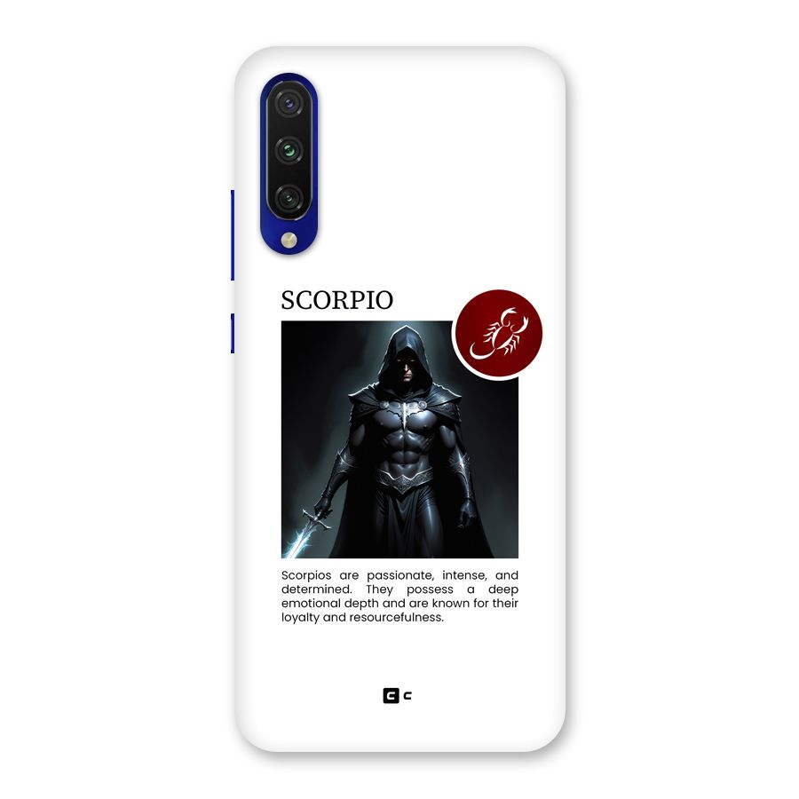 Sane Scorpio Back Case for Mi A3