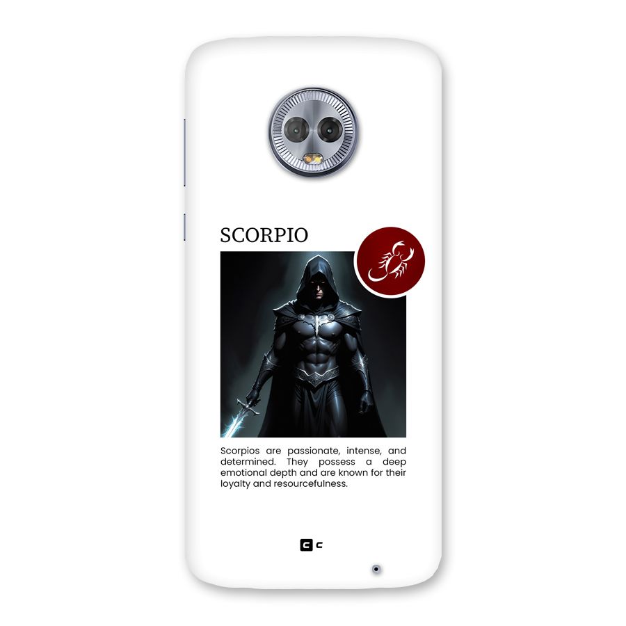 Sane Scorpio Back Case for Moto G6 Plus