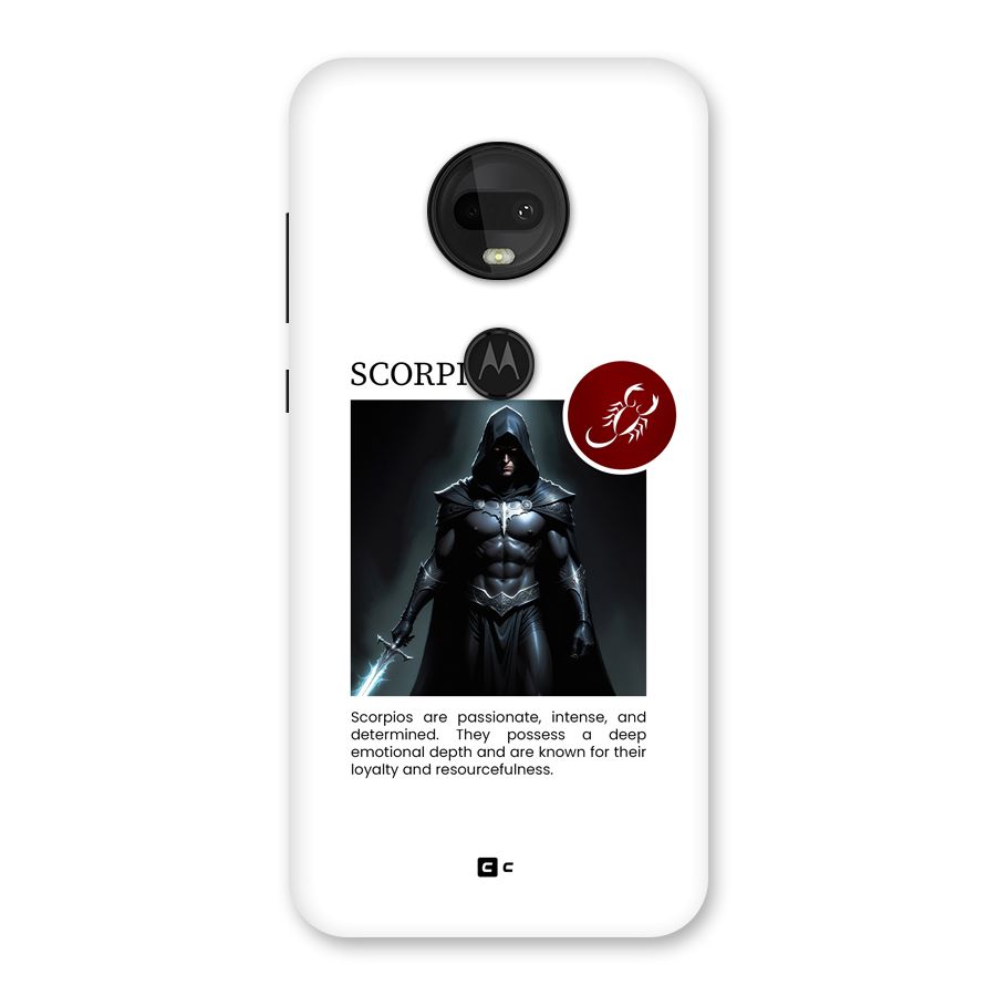 Sane Scorpio Back Case for Moto G7