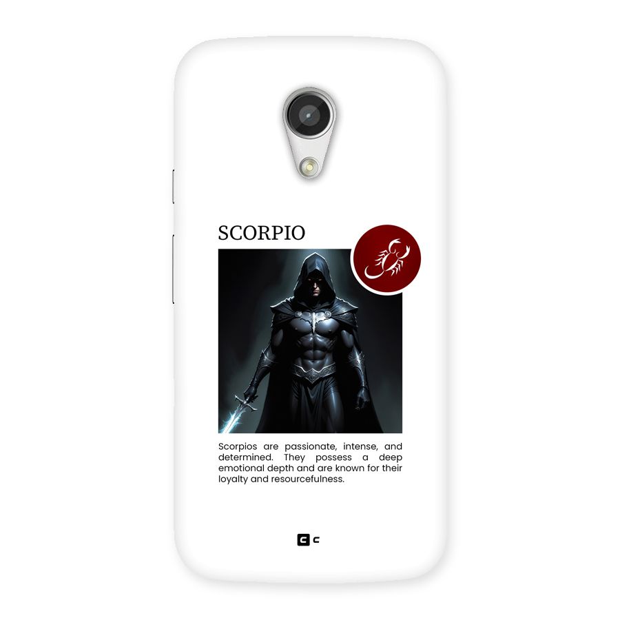 Sane Scorpio Back Case for Moto G 2nd Gen