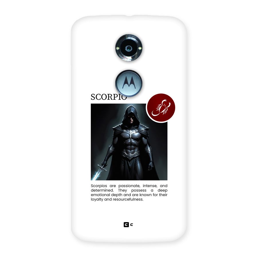 Sane Scorpio Back Case for Moto X2