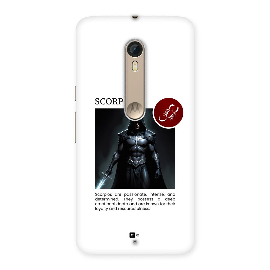 Sane Scorpio Back Case for Moto X Style