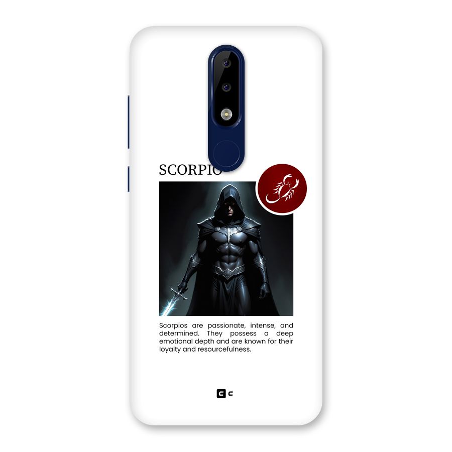 Sane Scorpio Back Case for Nokia 5.1 Plus