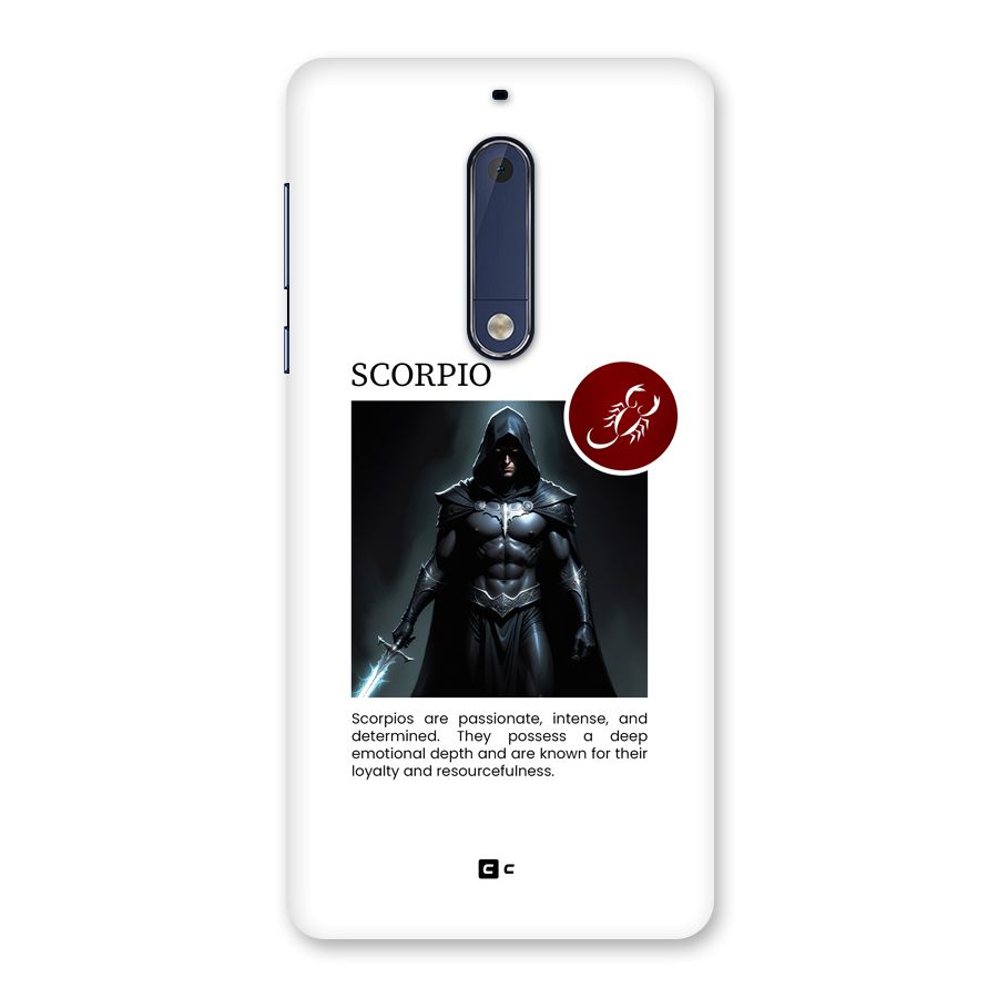 Sane Scorpio Back Case for Nokia 5