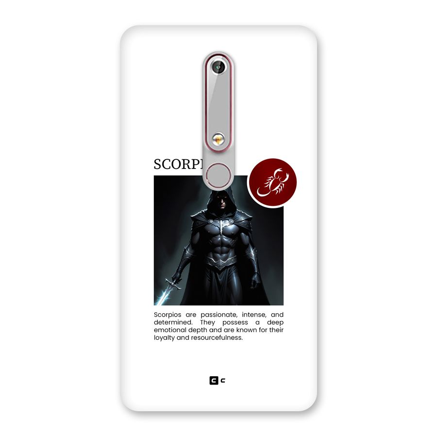 Sane Scorpio Back Case for Nokia 6.1
