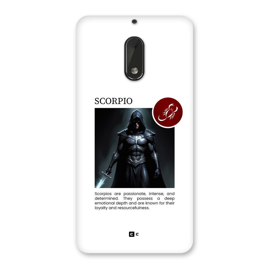 Sane Scorpio Back Case for Nokia 6