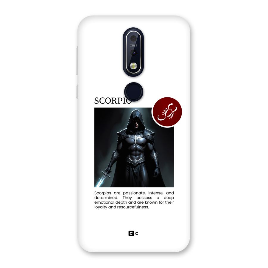 Sane Scorpio Back Case for Nokia 7.1