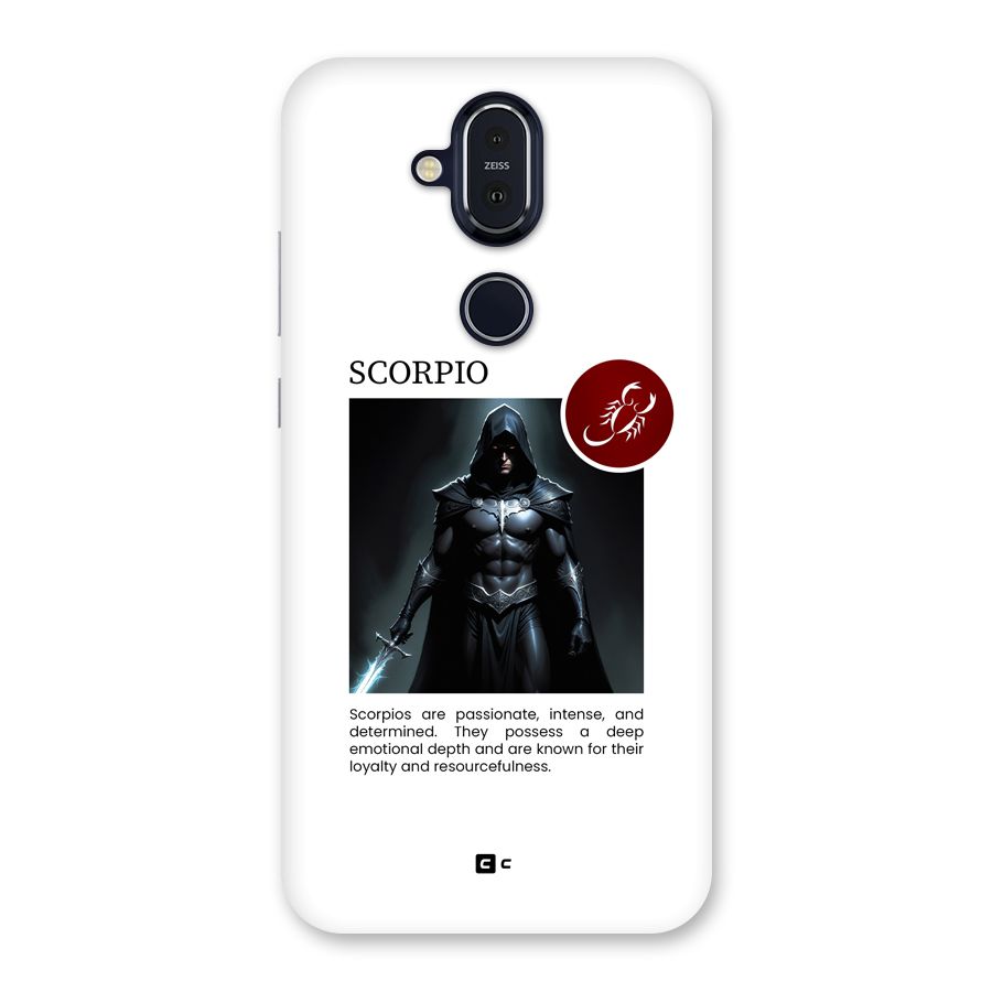 Sane Scorpio Back Case for Nokia 8.1