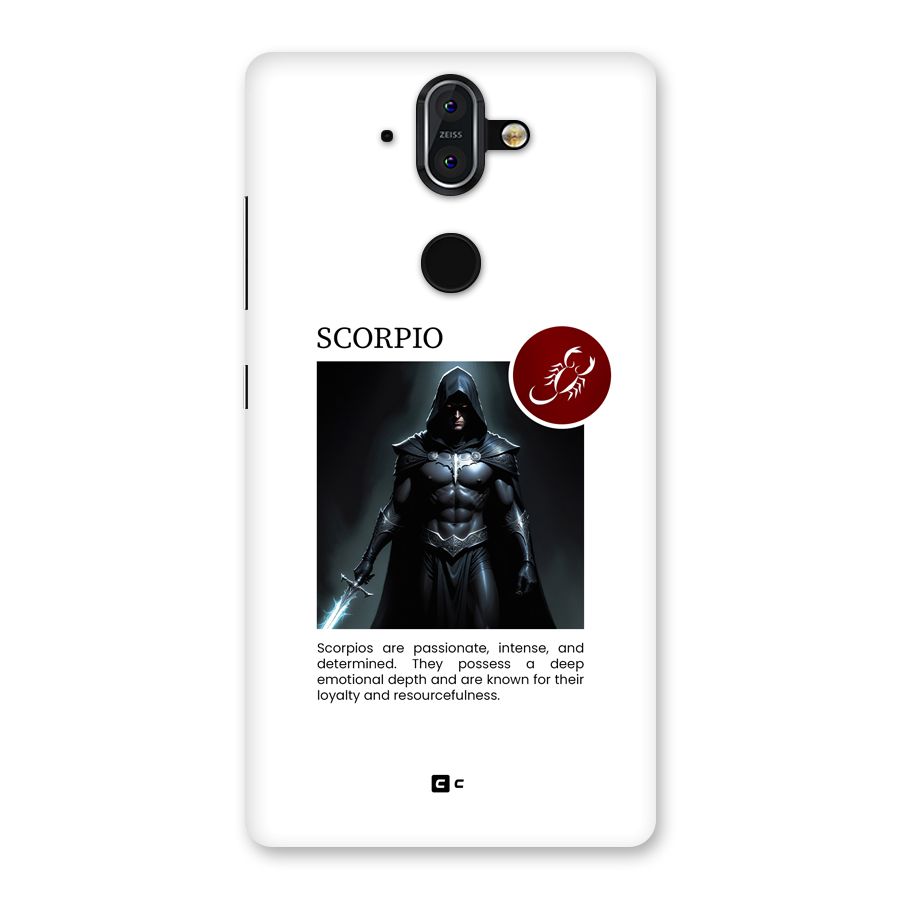 Sane Scorpio Back Case for Nokia 8 Sirocco