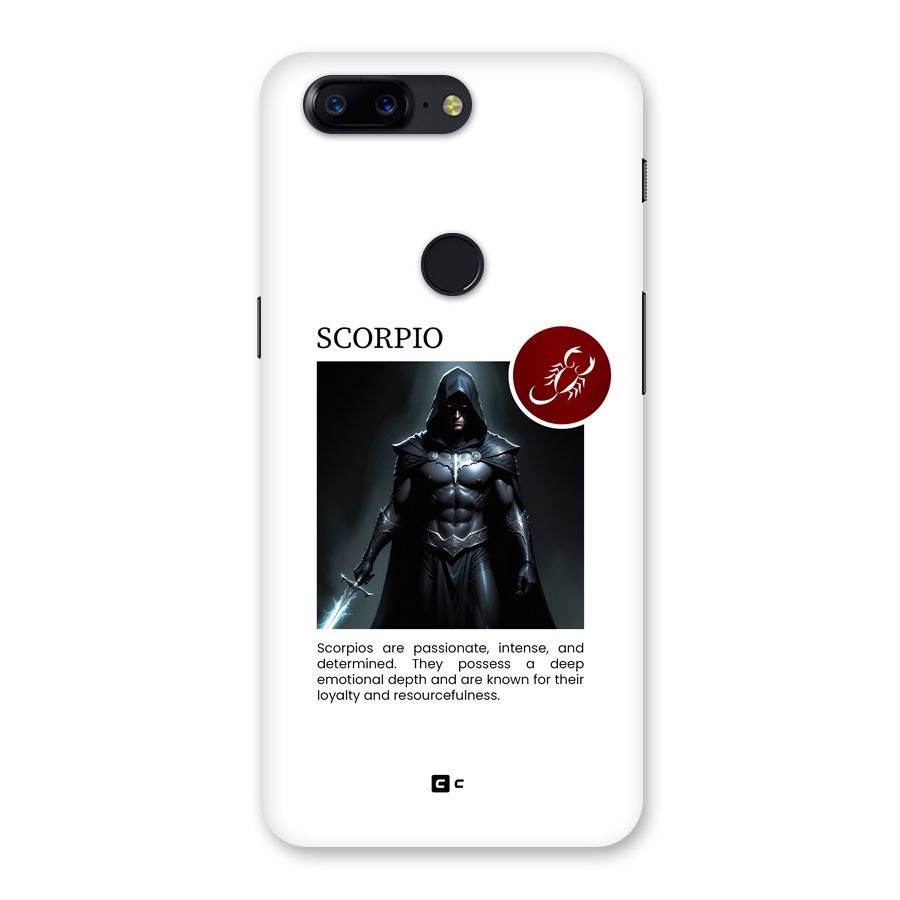 Sane Scorpio Back Case for OnePlus 5T
