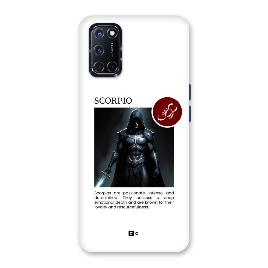 Sane Scorpio Back Case for Oppo A52