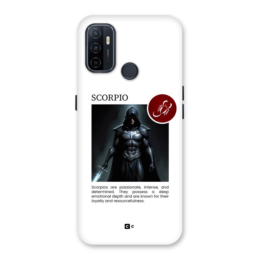 Sane Scorpio Back Case for Oppo A53