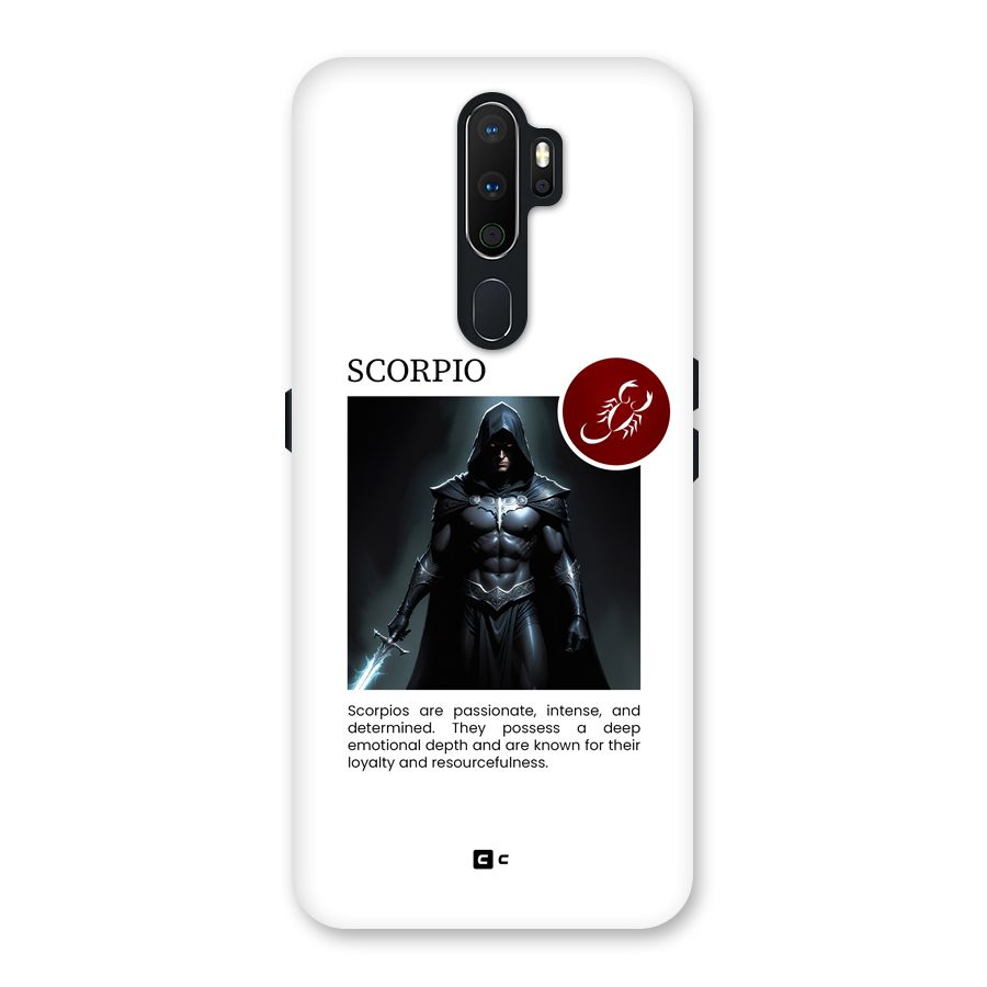 Sane Scorpio Back Case for Oppo A5 (2020)