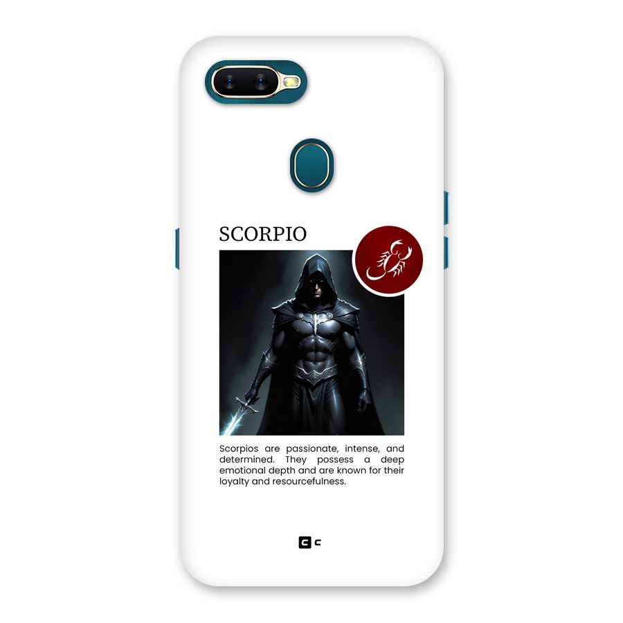 Sane Scorpio Back Case for Oppo A7