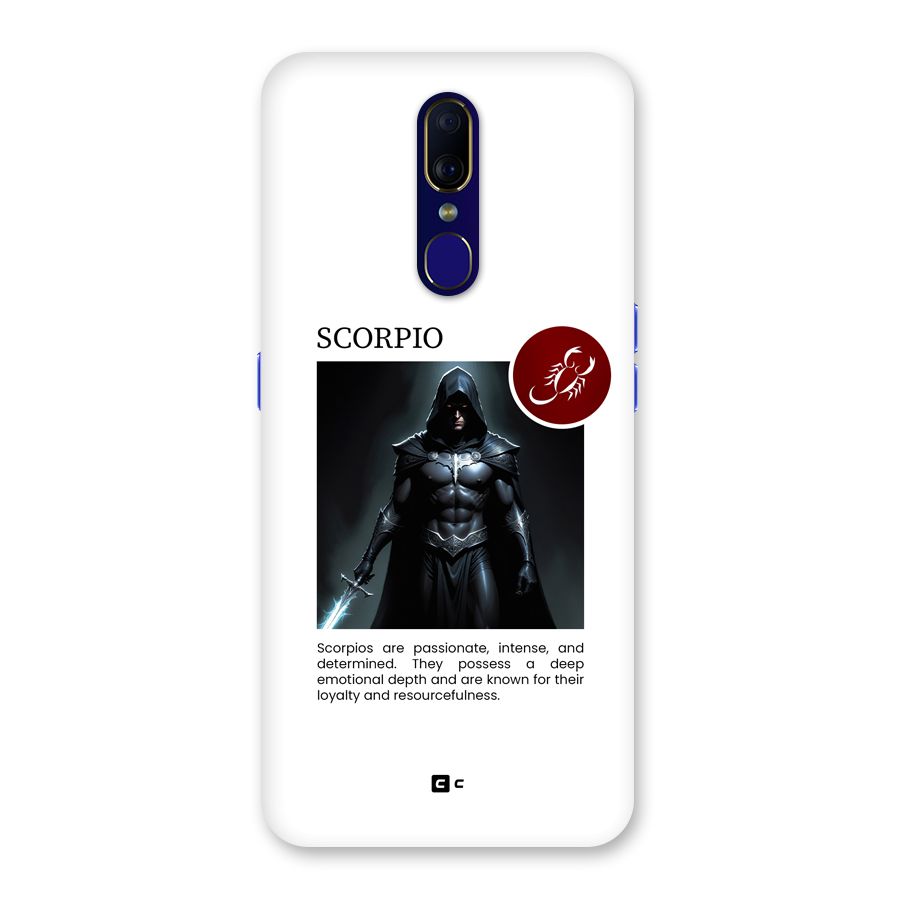 Sane Scorpio Back Case for Oppo A9