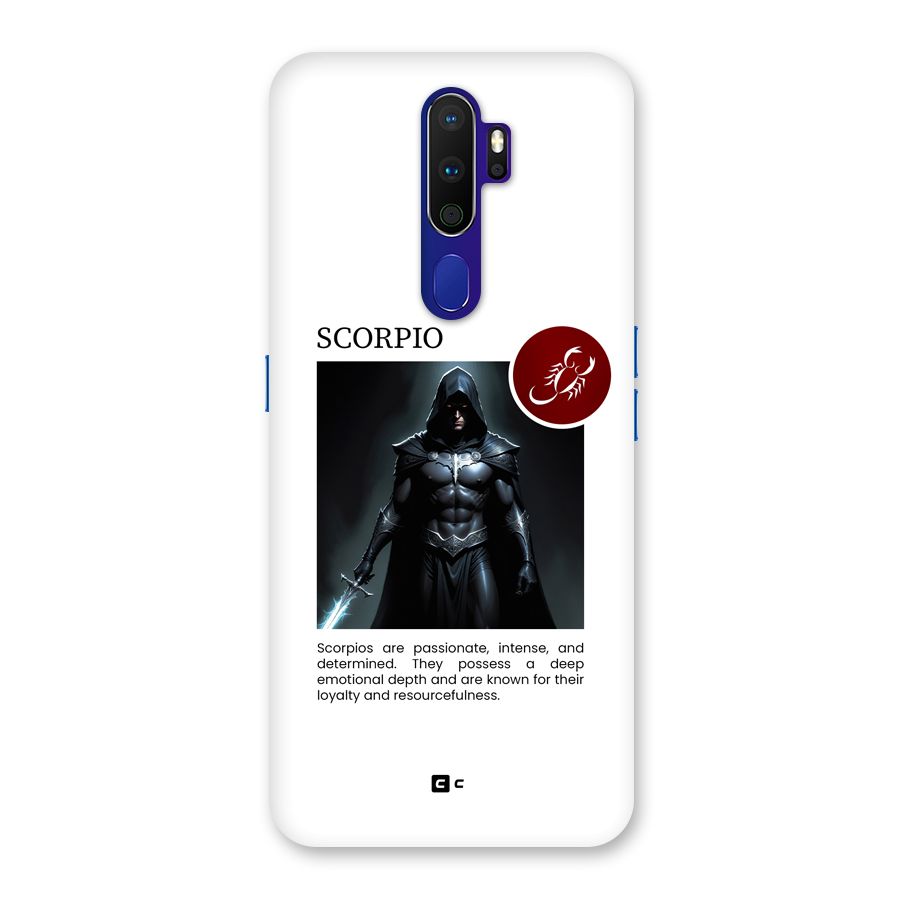 Sane Scorpio Back Case for Oppo A9 (2020)