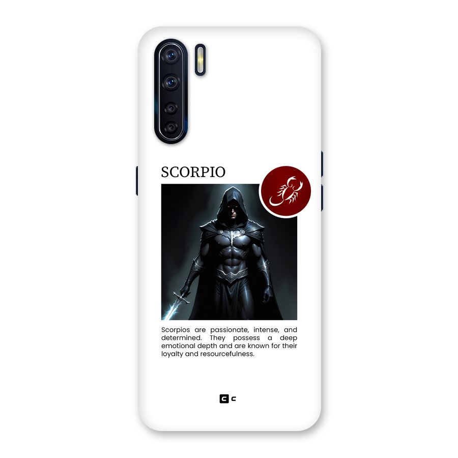 Sane Scorpio Back Case for Oppo F15