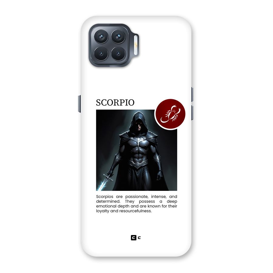 Sane Scorpio Back Case for Oppo F17 Pro