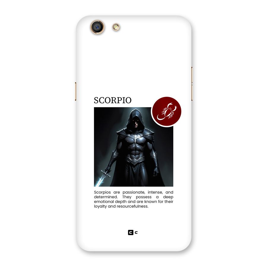 Sane Scorpio Back Case for Oppo F3