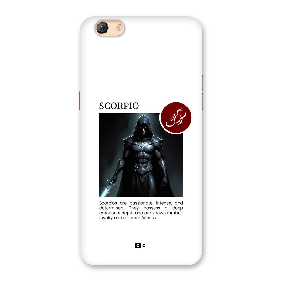 Sane Scorpio Back Case for Oppo F3 Plus
