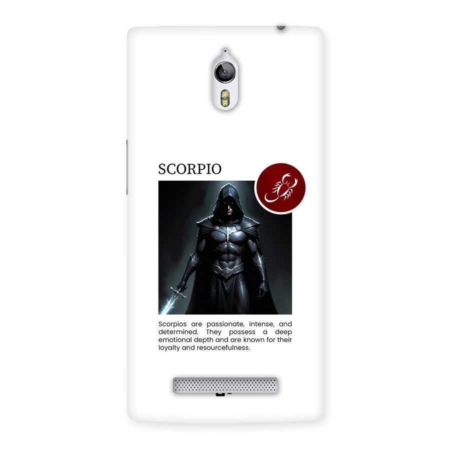 Sane Scorpio Back Case for Oppo Find 7