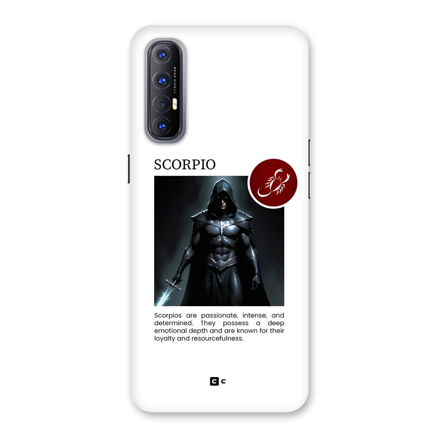 Sane Scorpio Back Case for Oppo Reno3 Pro